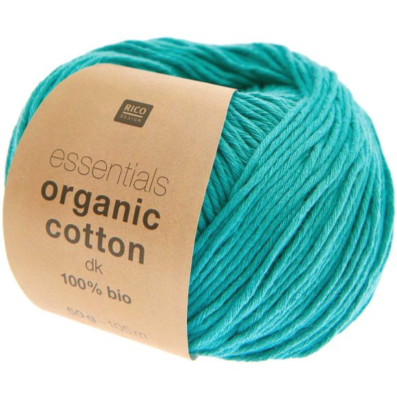 Bio-Wolle - Rico Essentials Organic Cotton dk (türkis)