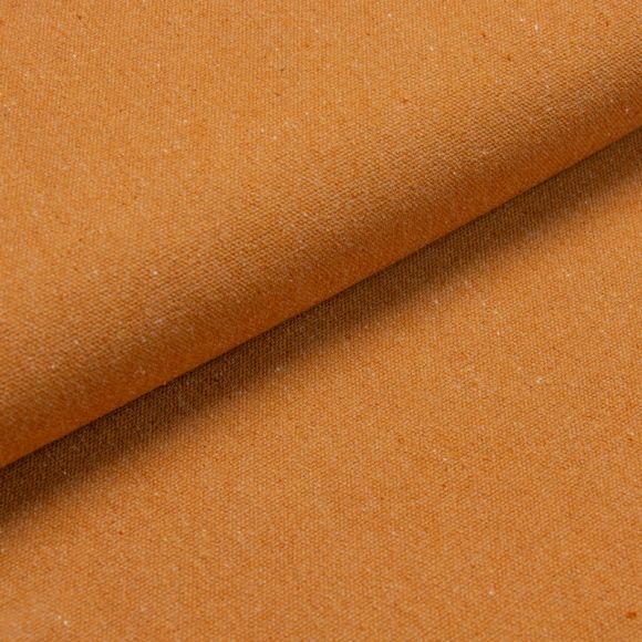 Heavy Canvas Baumwolle “Raw used - desert" (orange)