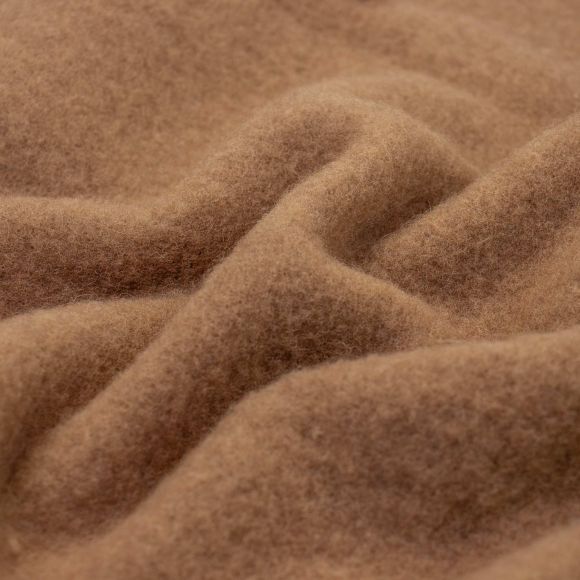 Wollfleece "Dilana" (nussbraun meliert)