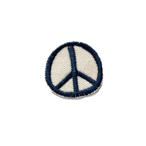 Patch/Aufnäher "Peace" (natur-blau) von halfbird