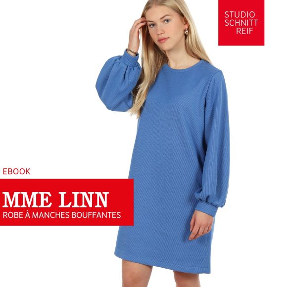 Tuto & patron PDF - robe femme "Frau Ruby" (XS-XL) de STUDIO SCHNITTREIF (français)