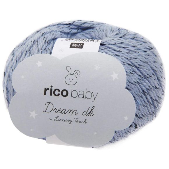 Laine bébé - Rico Baby Dream Tweed dk - a Luxury Touch (bleu)