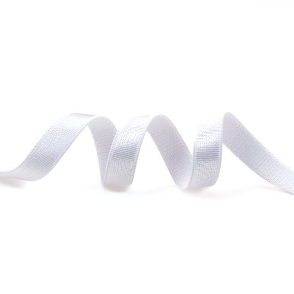 Ruban élastique "Satin" 10 mm (blanc)