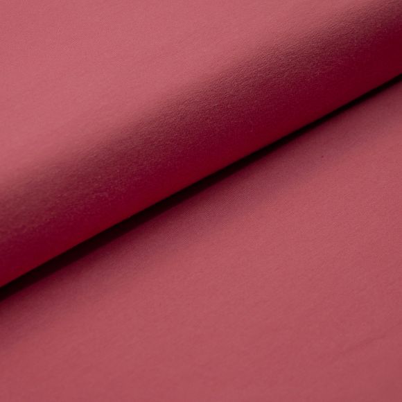 Sweat d'été en coton bio - french terry "Nola" (pink chaud)