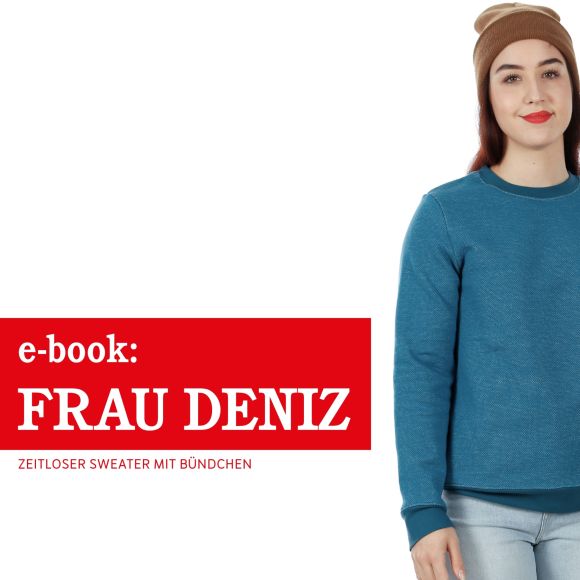EBook - Schnittmuster Sweater "Frau Deniz" (Gr. XS-XL) von STUDIO SCHNITTREIF (deutsch)