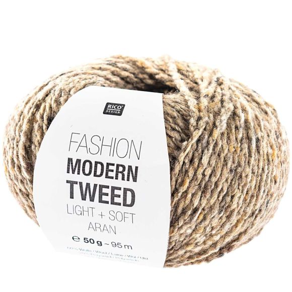 Wolle - Rico Fashion Modern Tweed aran (beige)