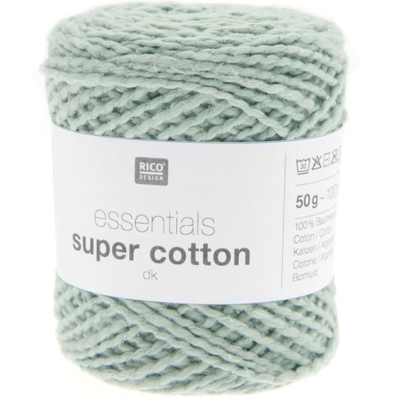 Wolle - Rico Essentials Super Cotton dk (salbei)