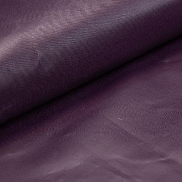 Heavy Canvas Baumwolle - beschichtet "Soft Touch" (aubergine)