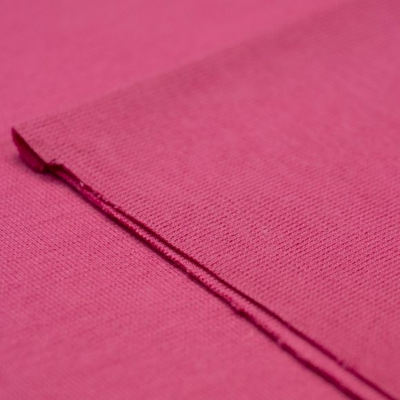 Bord-côte lisse "James" - tubulaire (pink)