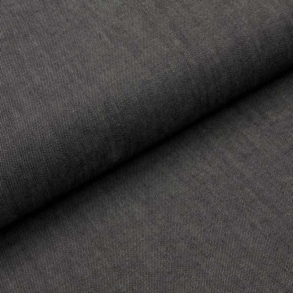 Jeansstoff Baumwolle - feste Qualität "Twill Classic" (schwarz)