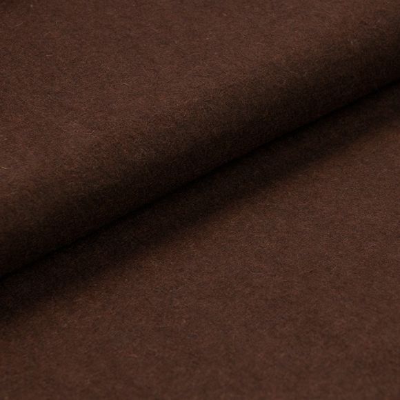 Feutre de laine/coton "Deluxe" 1.25 mm (brun foncé)