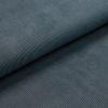 Tissu d'ameublement/décoration velours côtelé "uni" (bleu gris)