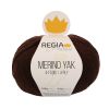 Laine mérinos pour chaussettes "Regia Premium Merino Yak" (chocolat chiné) de Schachenmayr