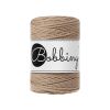 Fil macramé en coton recyclé "Rope Ø 1.5 mm - sand" (sable) de Bobbiny