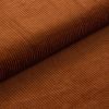 Velours côtelé à grosses côtes en coton stretch "washed" (brun rouille)