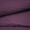 Double gaze coton bio "Mousseline - purple passion" (lilas rouge) de C. PAULI