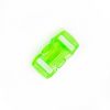 Clic-boucle bombé - 10 mm (vert fluo translucide)