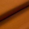 Tissu bord côte bio lisse "Ben" - tubulaire (brun orange)