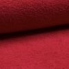 Tissu éponge en coton - uni “Douillet” (rouge)