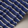 Jersey en modal TENCEL "Derby Stripe - lapis" (bleu-noir/blanc) de meetMILK