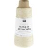 Pailletten-Beilaufgarn - Rico CreativeMake it Blümchen (natur)