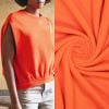 Bord-côte côtelé "uni - Bree Fibre Mood" (orange rouge)