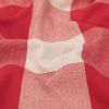 Tissu coton "Pure - Carreaux giant/Vichy" (nature-rouge)