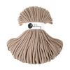 Fil macramé en coton recyclé "Jumbo Ø 9 mm - sand" (sable) de Bobbiny