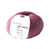 Laine mérinos -  Rico Essentials Soft Merino Aran (rouge vin)