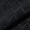 Tissu de décoration jacquard "Velours chenille/lotus" (noir)