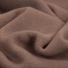 Tissu polaire en coton bio "uni" (brun pâle)