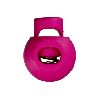 Kordelstopper 20 mm „1-Loch rund“ (pink)