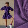 Velours côtelé en coton stretch "Washed - Cleo Fibre Mood" (violet)