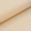 Jersey de coton "Mini rayures" (beige-blanc)