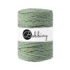 Recycling Makramee-Garn Baumwolle "Rope Ø 5 mm - eucalyptus green" (salbeigrün) von Bobbiny
