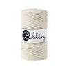 Fil macramé en coton recyclé "Rope Ø 3 mm - natural" (écru) de Bobbiny