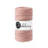 Recycling Makramee-Garn Baumwolle "Rope Ø 3 mm - blush" (puderrosa) von Bobbiny