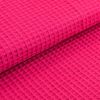 Waffelpiqué Baumwolle "Quadro" (fuchsia)