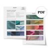 PDF Musterkarte - Leinenstoff "natural washed" von KREANDO (Freebook)