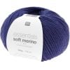 Laine mérinos - Rico Essentials Soft Merino Aran (violet bleu)