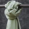 Tencel "Smooth Drape Twill - soft mint" (pastellgrün) von meetMILK