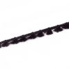 Quastenborte Baumwolle "uni" 15 mm (schwarz)
