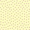 AU Maison - Coton "Hearts-Yellow" (jaune clair-lilas)