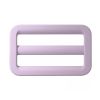 Boucle de réglage/boucle coulissante en métal - revêtement mat “Fashion” 25 mm (lilas pastel)