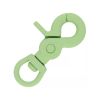 Mousqueton pivotant à clip en métal - revêtement mat "Fashion" 60 mm (vert pastel)