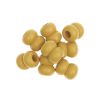 Perles en bois "Macramé" 17 x 22 mm - 8 pièces (jaune) de RICO DESIGN