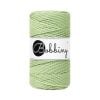 Fil macramé en coton recyclé "Rope Ø 3 mm - matcha" (vert clair) de Bobbiny