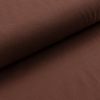 Tissu bord côte bio lisse "Ben" - tubulaire (brun chocolat)
