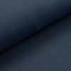 Jersey côtelé en coton - uni “Amy” (bleu foncé)