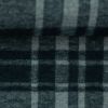 Maille de coton "George/carreaux" (bleu fumé-noir) de Swafing
